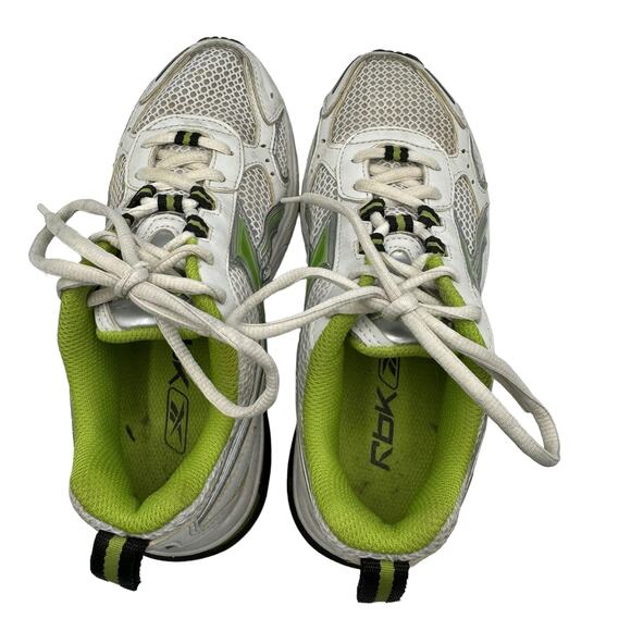 RbK Women's White Green Lace Up Mesh Walking Running Shoes Size 6 - Picture 8 of 9